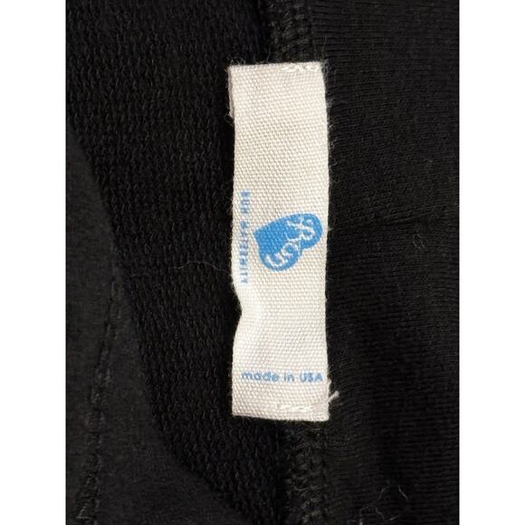 BUN MATERNITY Nursing Hoodie Sz S Black Discreet Winter Cozy Baby Feeding - Picture 4 of 6